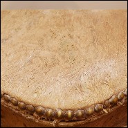 Commode avec structure en bois de hêtre massif avec lianes solides et pierre d'améthyste du Brésil PC-Amethyst Lianes