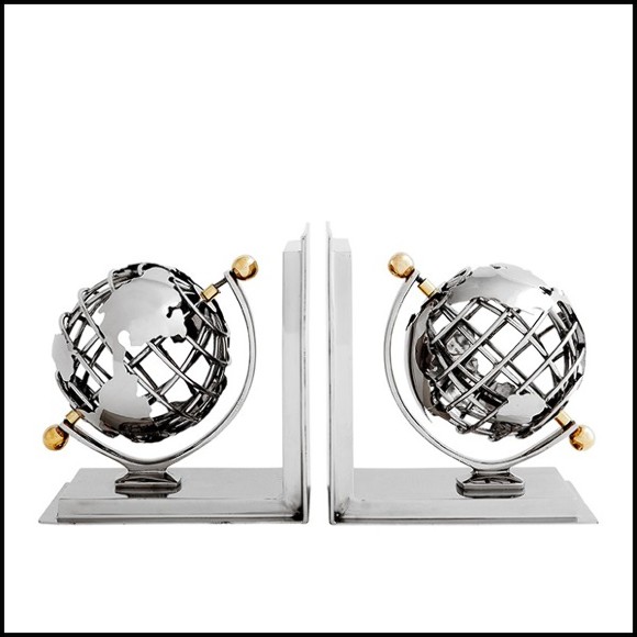 Serre - Livres 24- Globe | Globe Bookend detail - Pacific Compagnie.