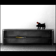 Strong Raw Steel TV Sideboard 147-Strong Raw Steel