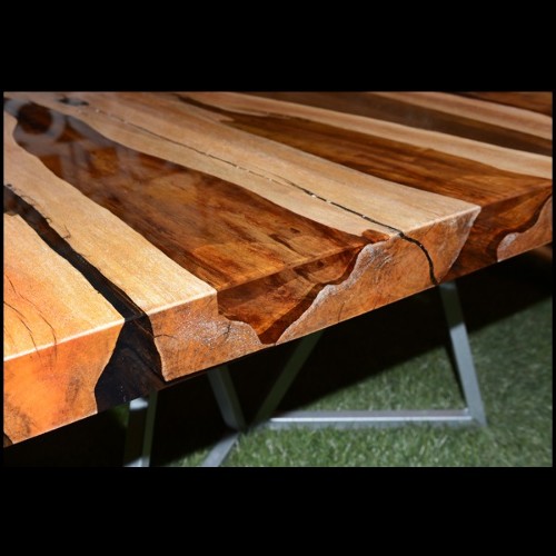 Aquariquara and resin coffee table PC-Aquariquara