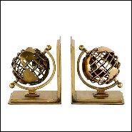 Serre - Livres 24- Globe | Globe Bookend decor - Pacific Compagnie.