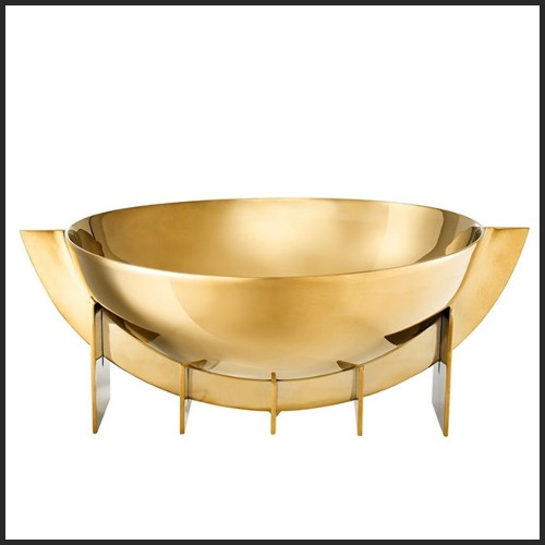 Bol en acier inoxydable finition Gold 24-Gothman Gold