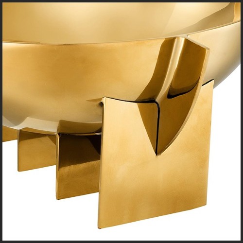Bol en acier inoxydable finition Gold 24-Gothman Gold
