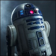 Sculpture R2D2 Star Wars taille réelle PC-R2D2