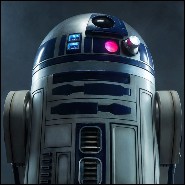 Sculpture R2D2 Star Wars taille réelle PC-R2D2