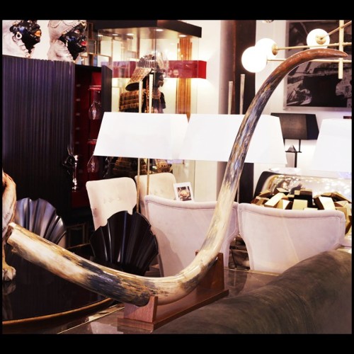 Single large Mammoth tusk meticulously restored PC-Mammoth Single Large