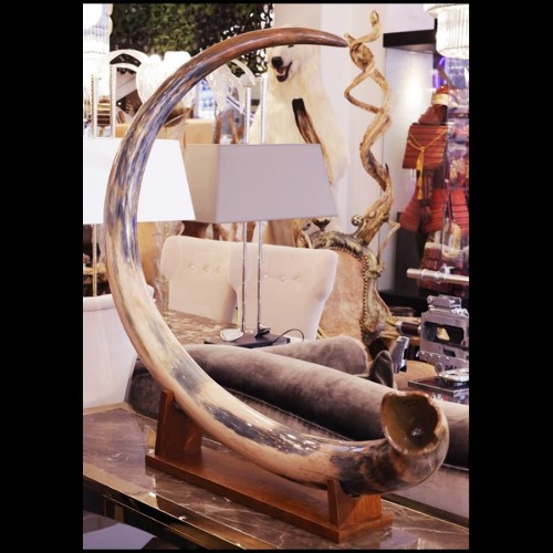 Single large Mammoth tusk meticulously restored PC-Mammoth Single Large