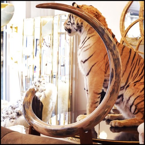 Single large Mammoth tusk meticulously restored PC-Mammoth Single Large