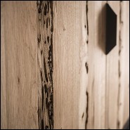 Natural and Burnt Oak Raw Sideboard 154-Burnt Oak Raw