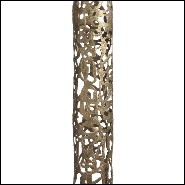 Floor lamp with all base in solid forged bronze 179-Anna