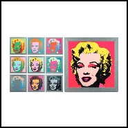 Marylin Monroe 10 Portraits Pop Art Panels PC-Marylin Monroe