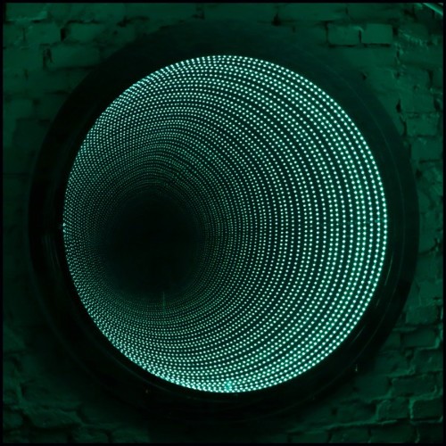 Miroir avec lumière led et verre fumé PC-Infiny