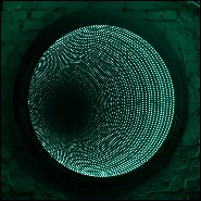 Miroir avec lumière led et verre fumé PC-Infiny