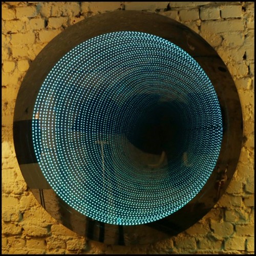 Miroir avec lumière led et verre fumé PC-Infiny