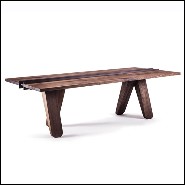 Dining Table in solid Walnut Wood 154-Sharing