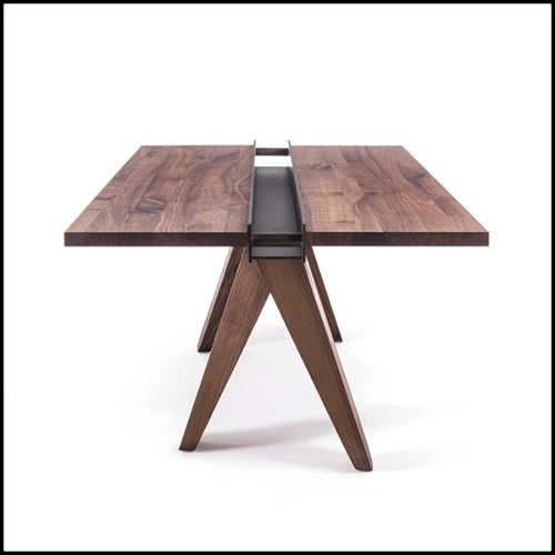 Dining Table in solid Walnut Wood 154-Sharing