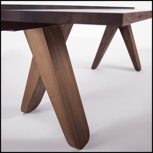Dining Table in solid Walnut Wood 154-Sharing