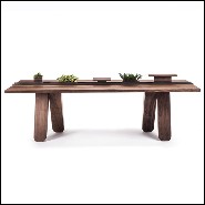 Dining Table in solid Walnut Wood 154-Sharing