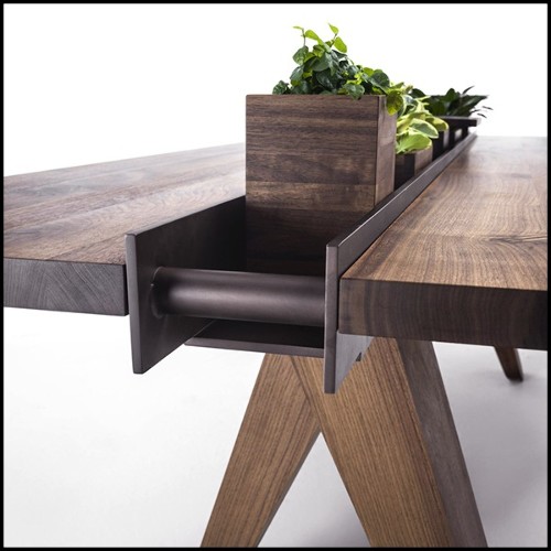 Dining Table in solid Walnut Wood 154-Sharing