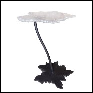 Set of 2 tables in Baccarat Crystal all hand crafted  PC-Vine Leaves