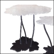 Set de 2 tables en cristal de Baccarat PC-Vine Leaves