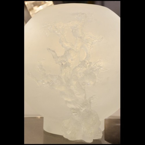 Vase en cristal de Baccarat fabriqué à la main PC-Bonsaï Tree