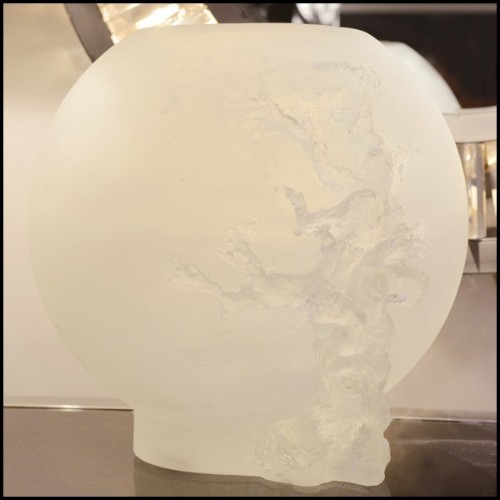 Vase en cristal de Baccarat fabriqué à la main PC-Bonsaï Tree