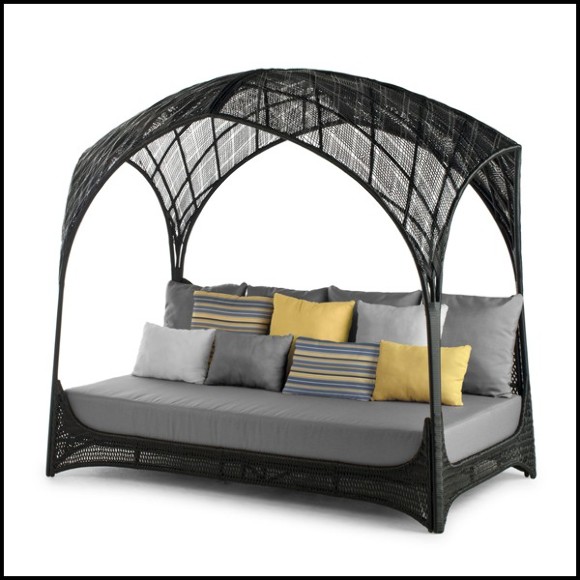 Daybed with structure in steel and polyethylene 178-Hanging