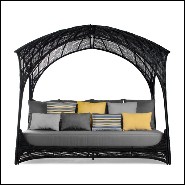 Daybed with structure in steel and polyethylene 178-Hanging