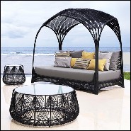 Daybed with structure in steel and polyethylene 178-Hanging