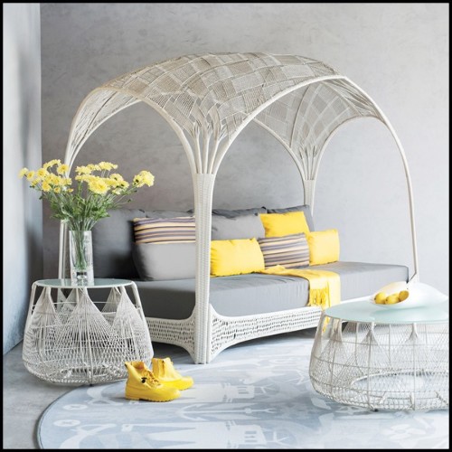 Daybed with structure in steel and polyethylene 178-Hanging