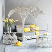 Daybed with structure in steel and polyethylene 178-Hanging