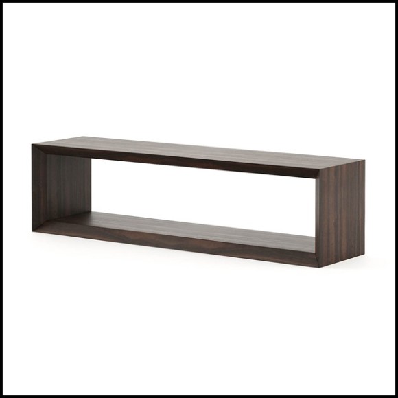 Sideboard with all structure in solid eucalyptus wood in ebony finish 174-Pure TV
