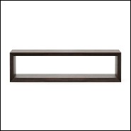 Sideboard with all structure in solid eucalyptus wood in ebony finish 174-Pure TV