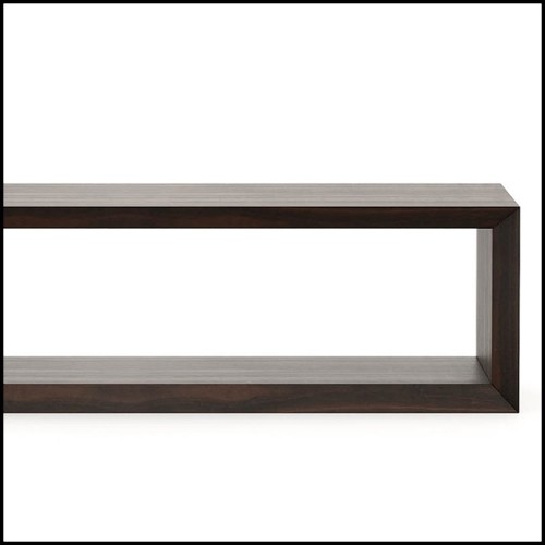 Sideboard with all structure in solid eucalyptus wood in ebony finish 174-Pure TV