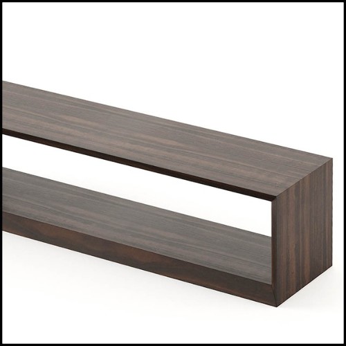 Sideboard with all structure in solid eucalyptus wood in ebony finish 174-Pure TV