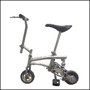 Vélo avec structure tout en acier inoxydable poli PC-Bouglione Circus