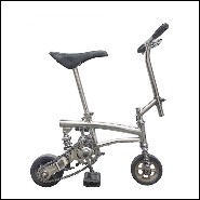 Vélo avec structure tout en acier inoxydable poli PC-Bouglione Circus
