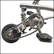 Vélo avec structure tout en acier inoxydable poli PC-Bouglione Circus