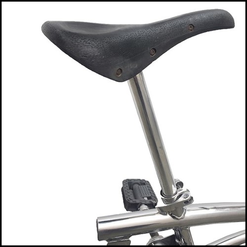 Vélo avec structure tout en acier inoxydable poli PC-Bouglione Circus