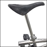 Vélo avec structure tout en acier inoxydable poli PC-Bouglione Circus