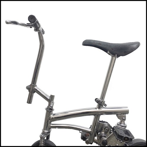 Vélo avec structure tout en acier inoxydable poli PC-Bouglione Circus