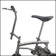 Vélo avec structure tout en acier inoxydable poli PC-Bouglione Circus