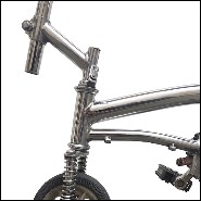 Vélo avec structure tout en acier inoxydable poli PC-Bouglione Circus