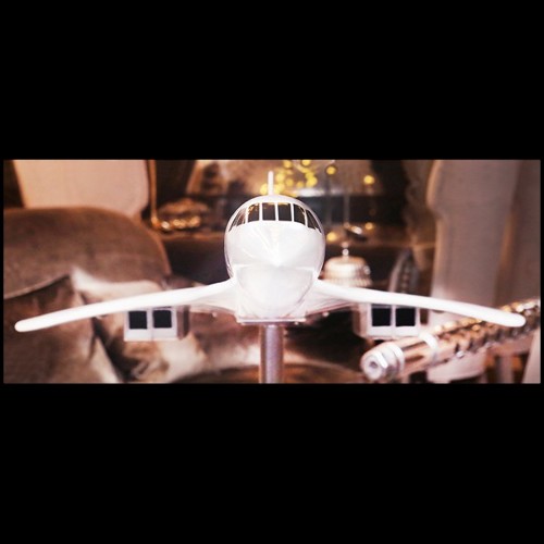 Maquette à l'échelle 1/36èm en résine de l'avion supersonic Concorde Air France PC-Concorde 1/36
