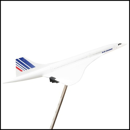 Maquette à l'échelle 1/36èm en résine de l'avion supersonic Concorde Air France PC-Concorde 1/36