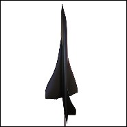 Model Sculpture supersonic aircraft Concorde scale 1/36 in black matt finish PC-Concorde Black