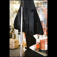 Sculpture maquette à l'échelle 1/36èm en résine noir mat de l'avion supersonic Concorde PC-Concorde Black