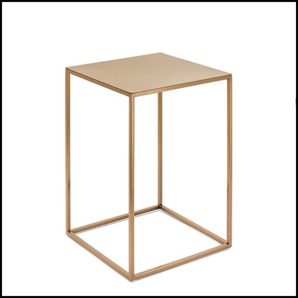 Table d'appoint avec structure en métal finition satiné 162-Pure