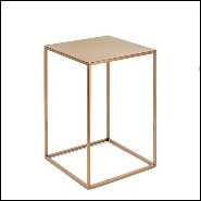Side Table with structure in satinated metal finish 162-Pure